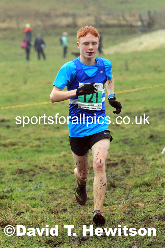 Boys under-15s 2022 North Eastern Harrier League, Thornley Farm, Peterlee, County Durham. Photo: David T. Hewitson/Sports for All Pics
